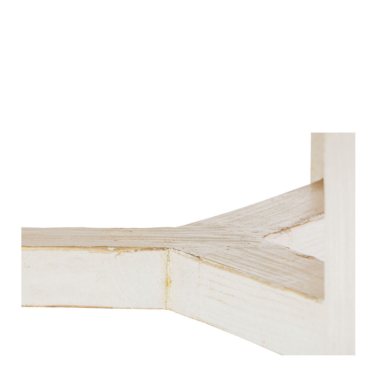Table basse BAO orme recyclé blanc, BLANC D’IVOIRE
