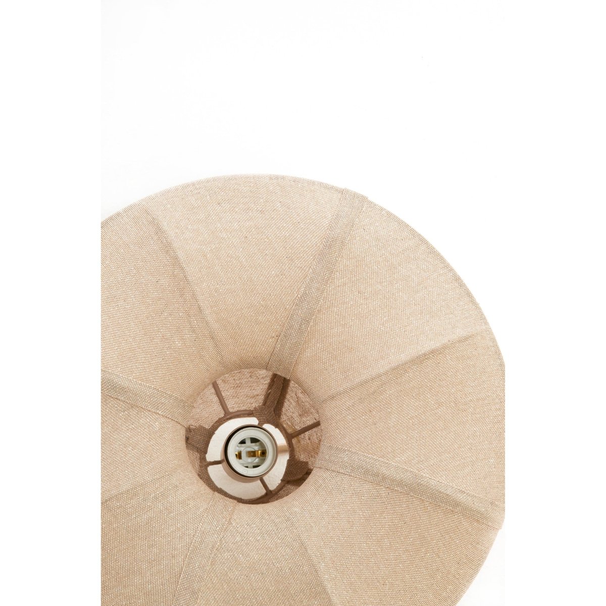 Lampe Suspendue Textiles IRAVELLE naturel, LIGHT & LIVING 