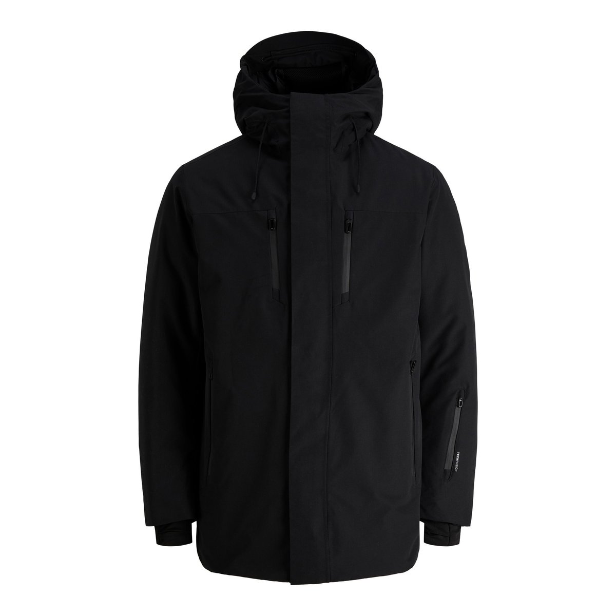 Parka black 1, JACK & JONES