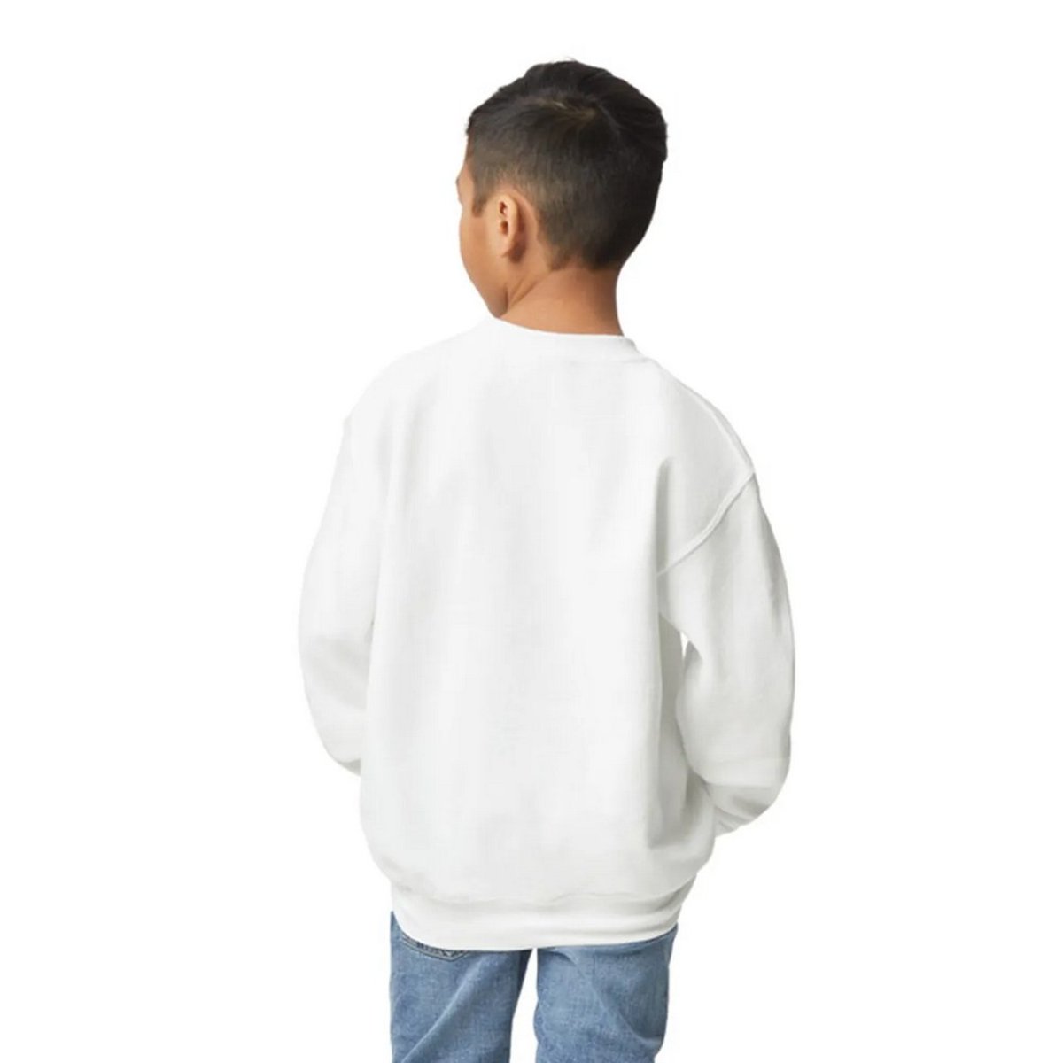 Sweat blanc, GILDAN