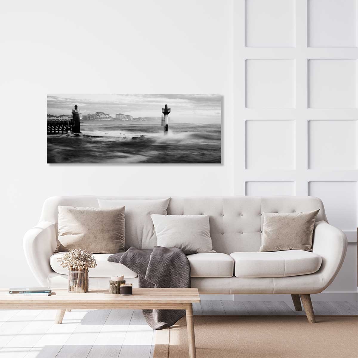 Tableau photo phare de capbreton tableau alu dibond, HEXOA