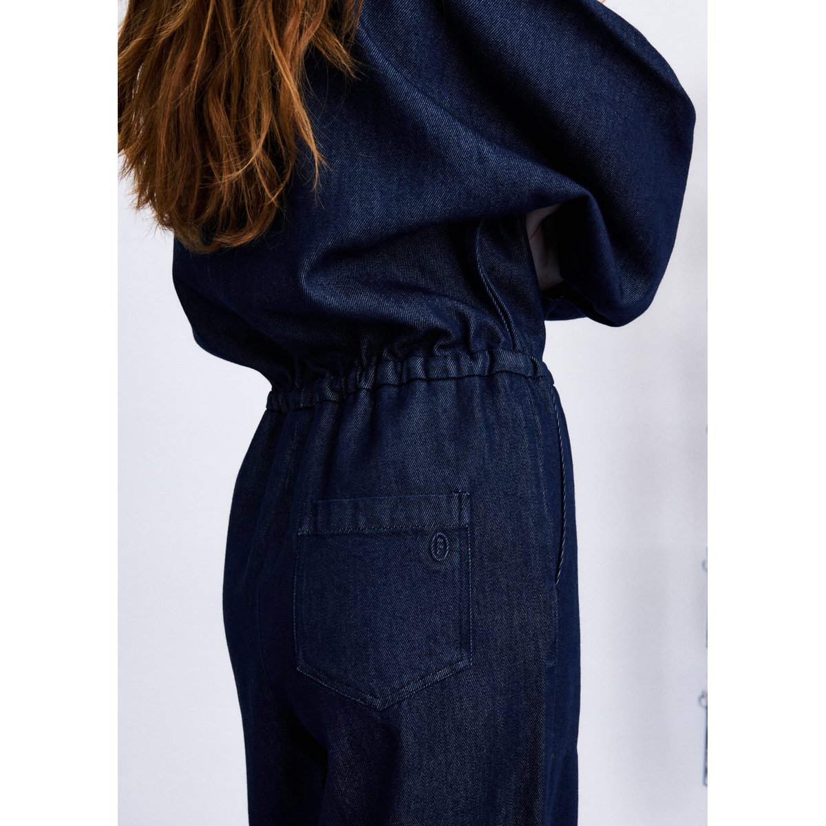Combi-pantalon Jian en coton JIAN bleu marine, FRNCH