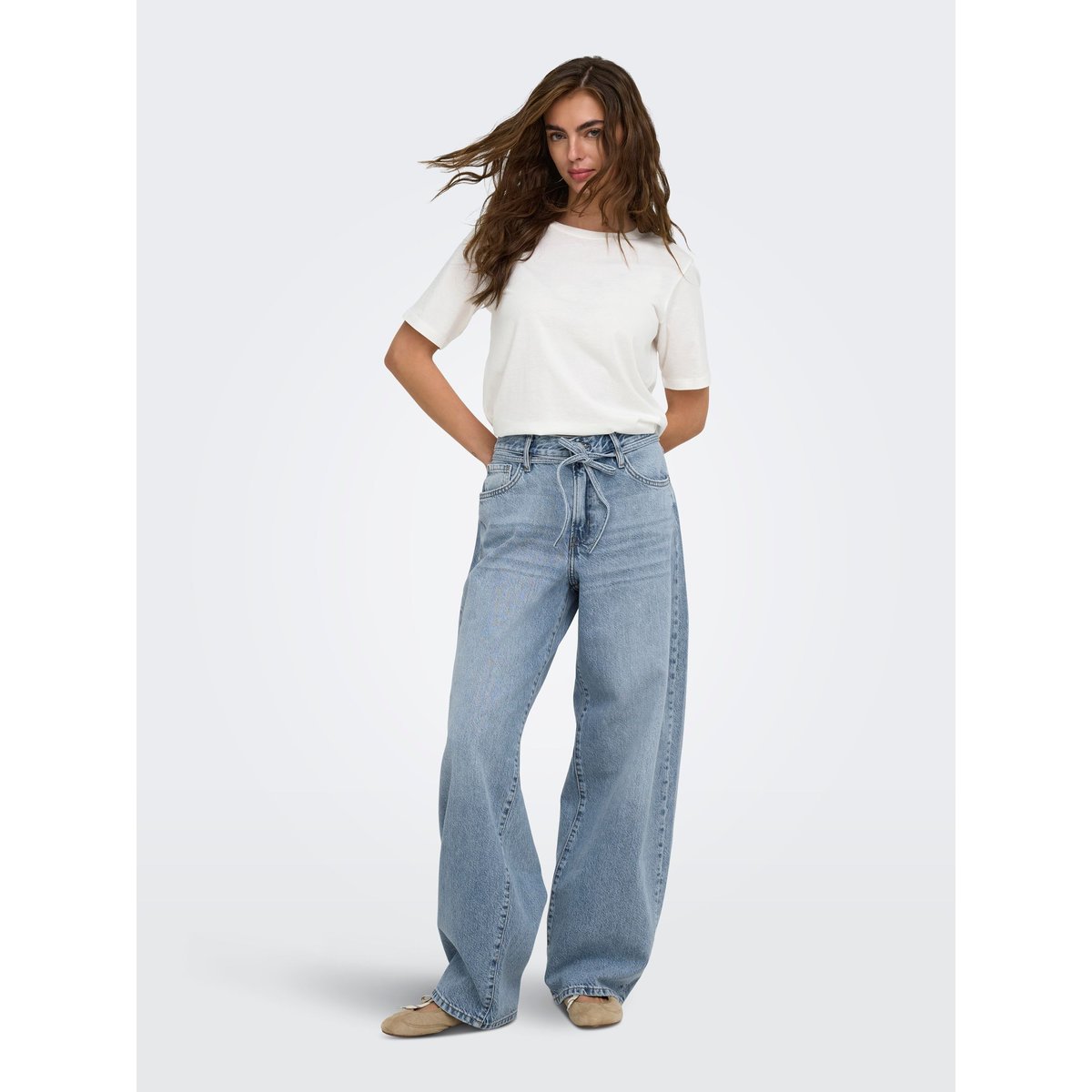 Jean Coupe Droite light blue denim, ONLY