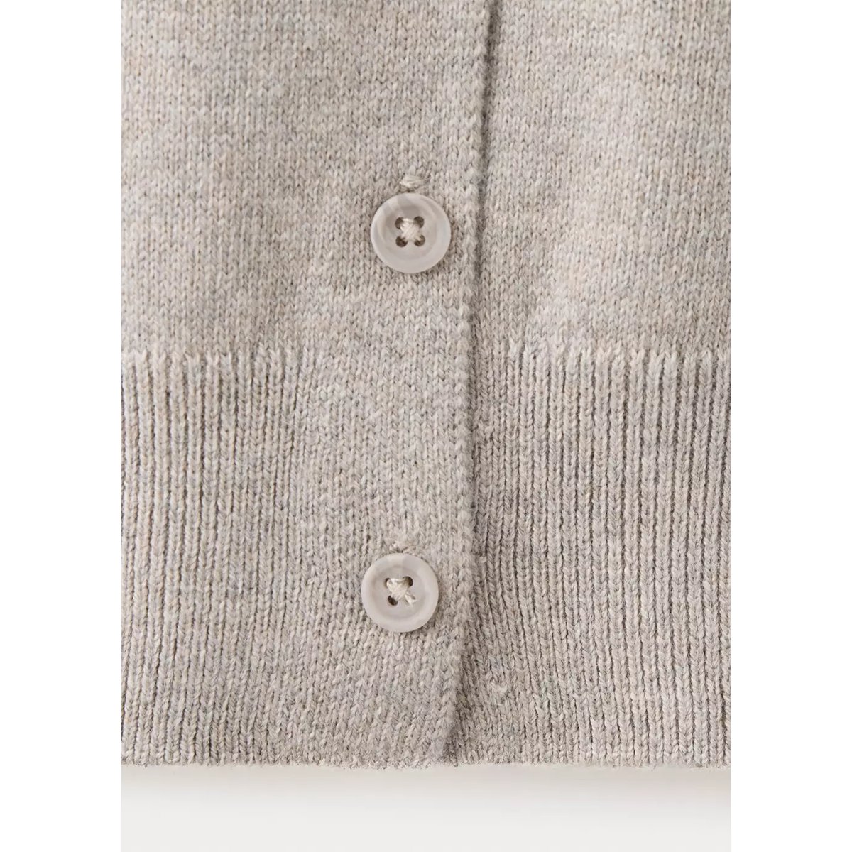 Cardigan col montant boutons marron moyen, MANGO TEEN