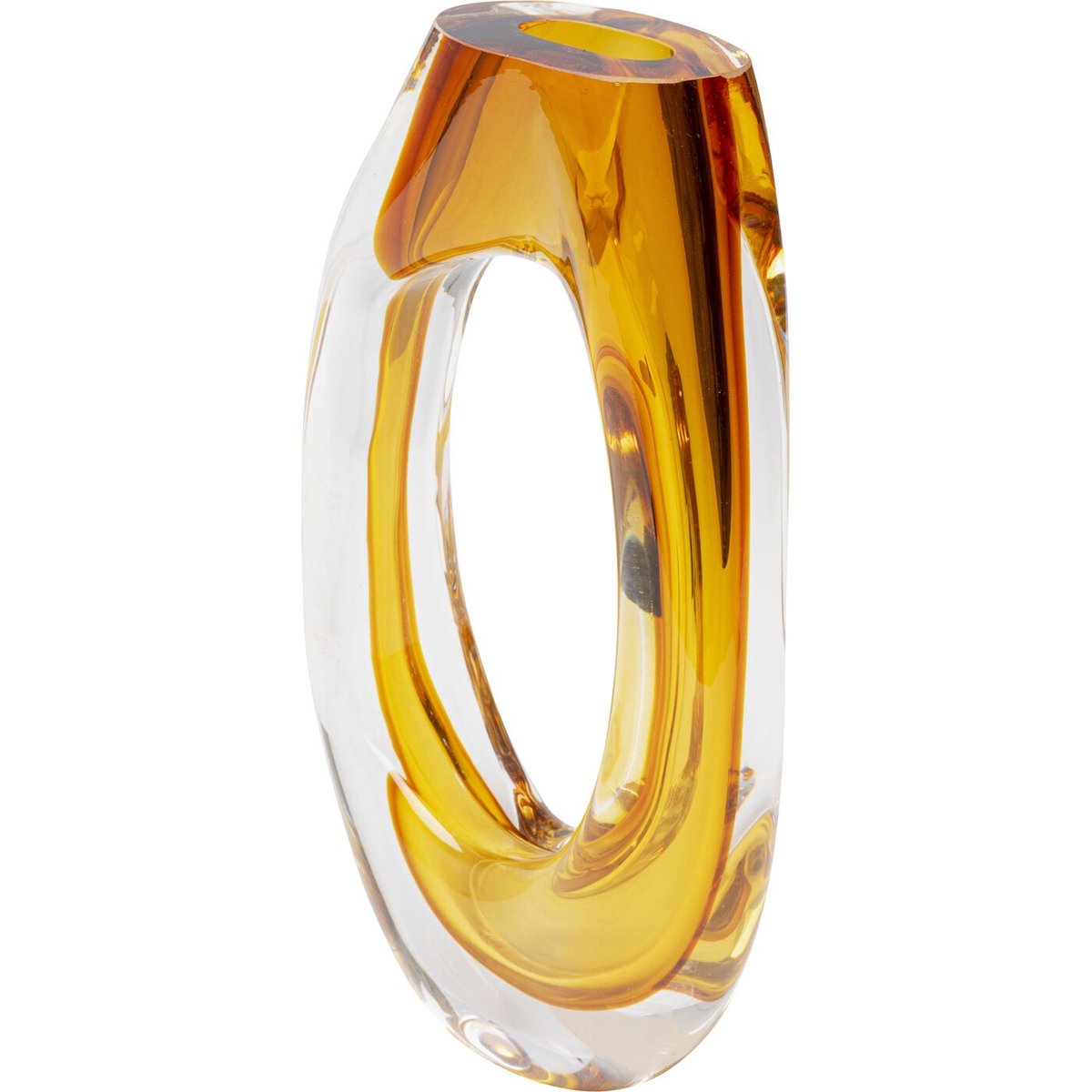 Vase en verre, ANELLO couleur unique, KARE DESIGN