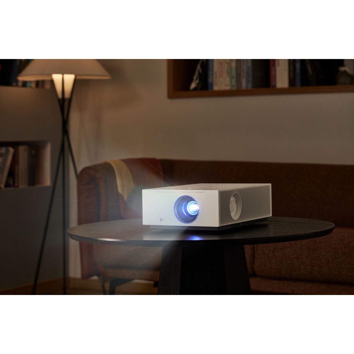Vidéoprojecteur home cinéma HU710PW blanc, LG