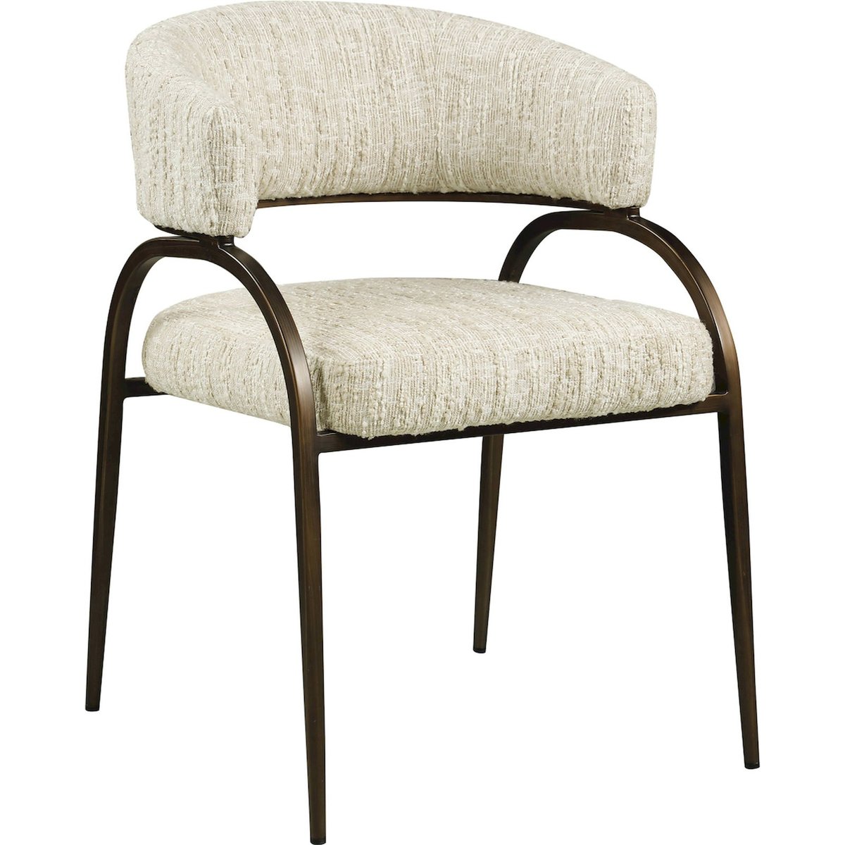 Chaise de salle à manger beige angora, RECOLLECTION
