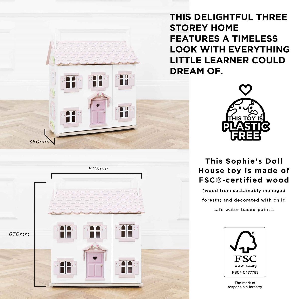 Maison de poupées de Sophie vert, LE TOY VAN