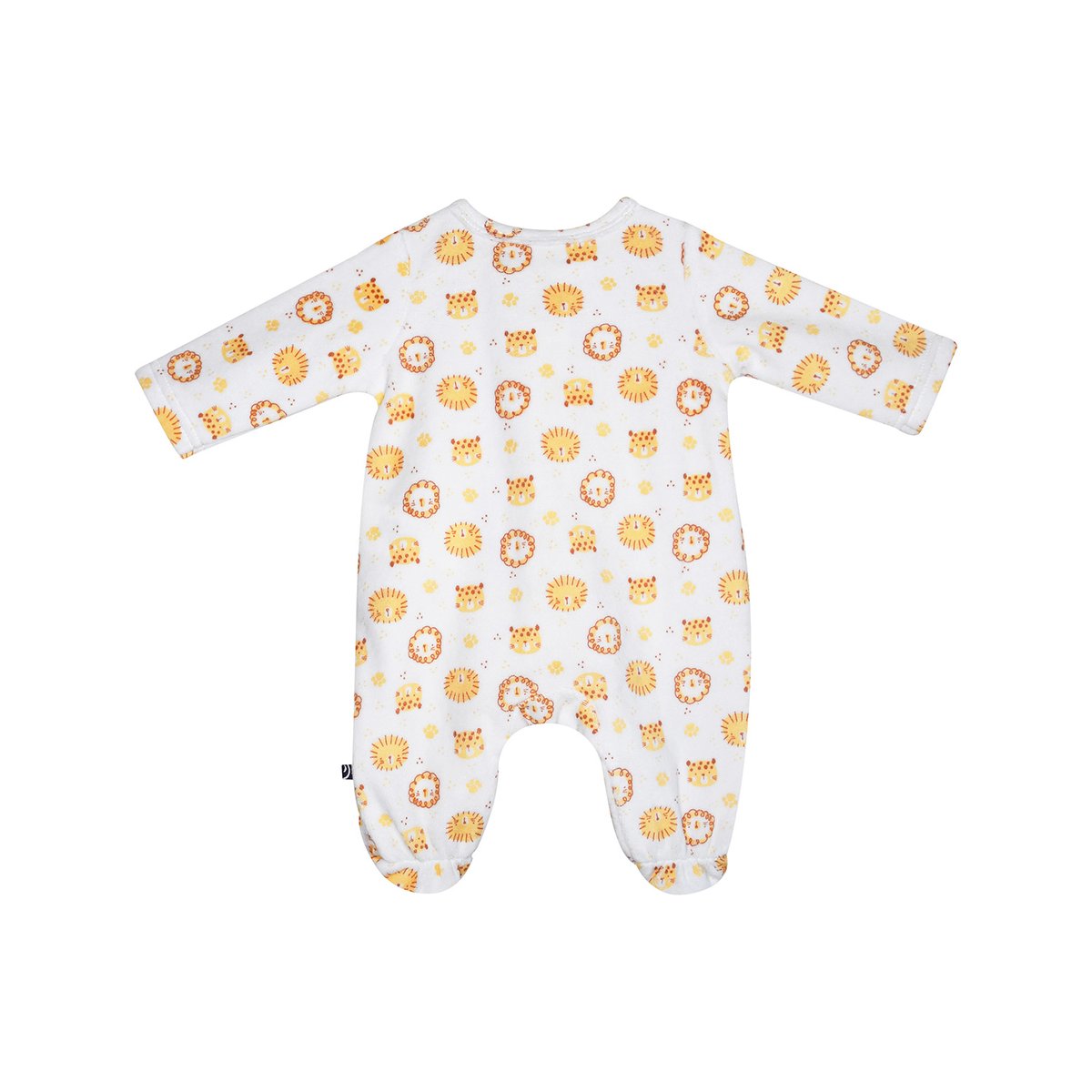 Dors bien lilio velours rase ouverture devant naissance orange, SUCRE D'ORGE