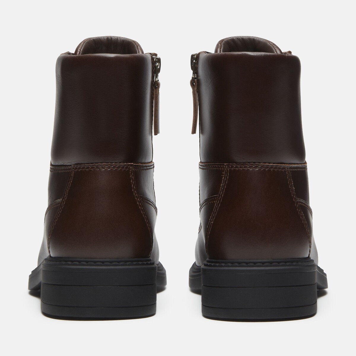 Bottines à lacets, en cuir, STORMBUCKS MID LACE marron foncé, TIMBERLAND