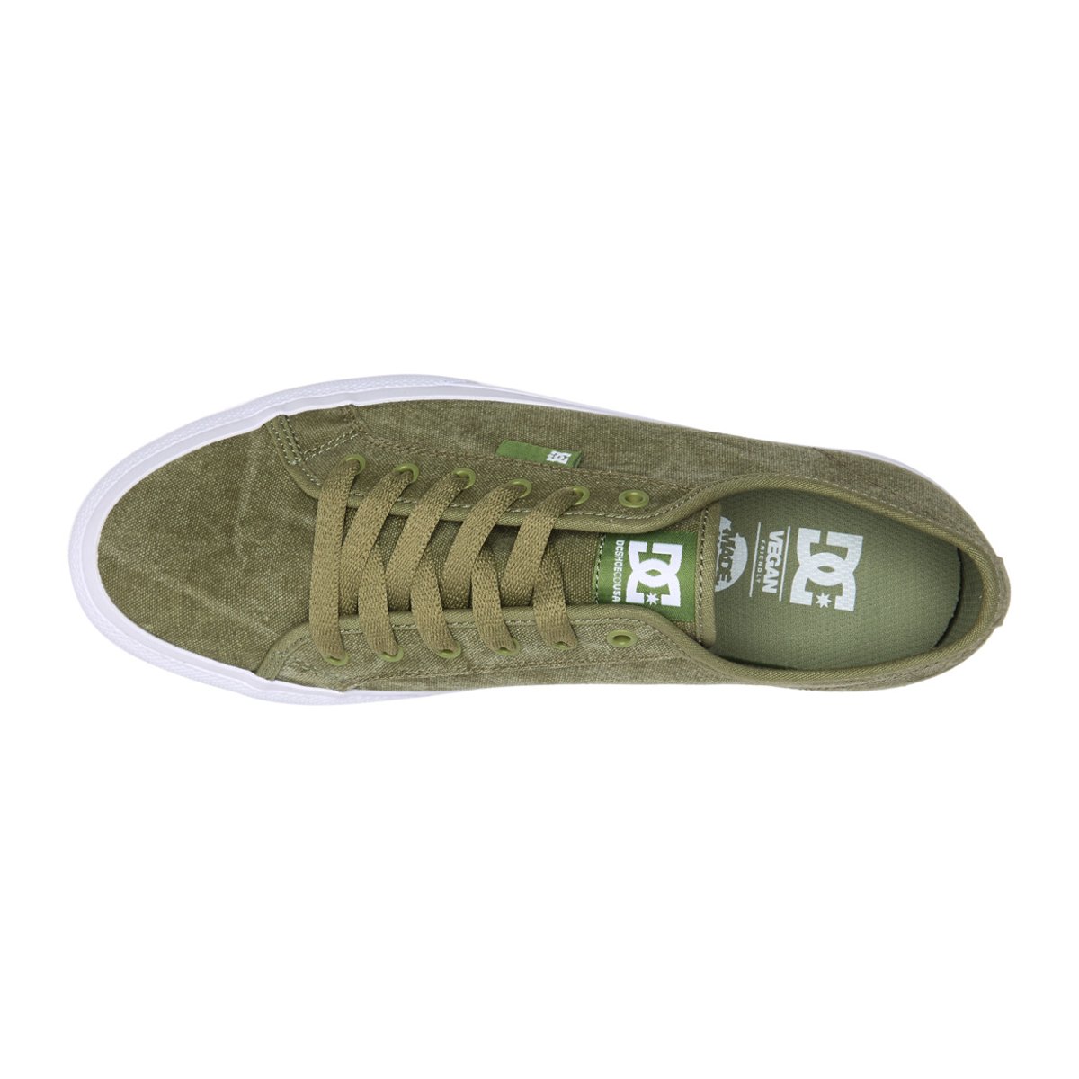 Baskets MANUAL TX SE. vert dusty olive, DC SHOES