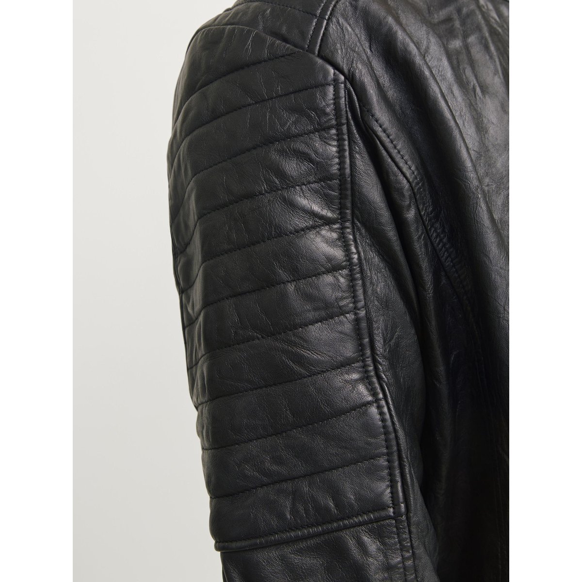 Veste En Cuir black, JACK & JONES