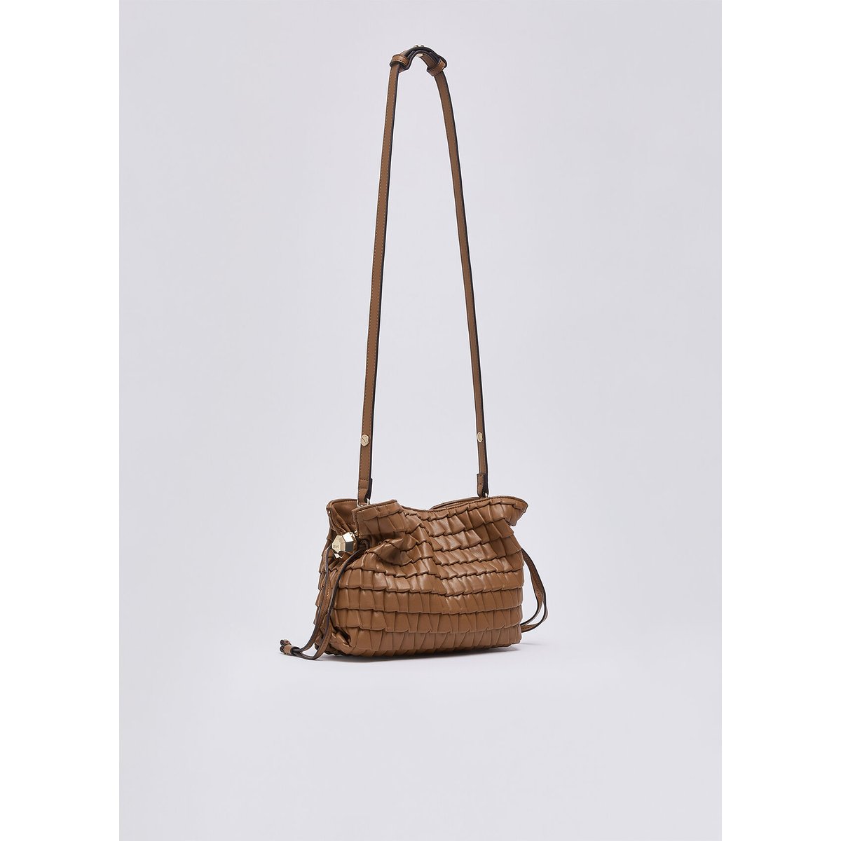 Petit sac Riccy gaufré beige, LIU JO