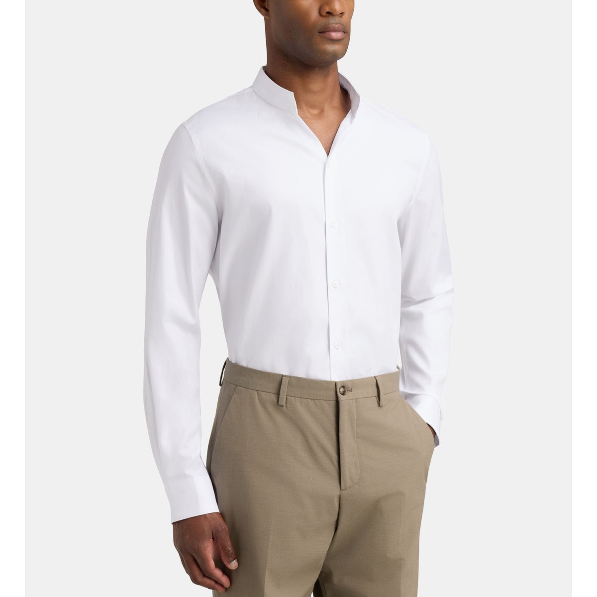 Chemise ajustée mcari coton blanc, GALERIES LAFAYETTE