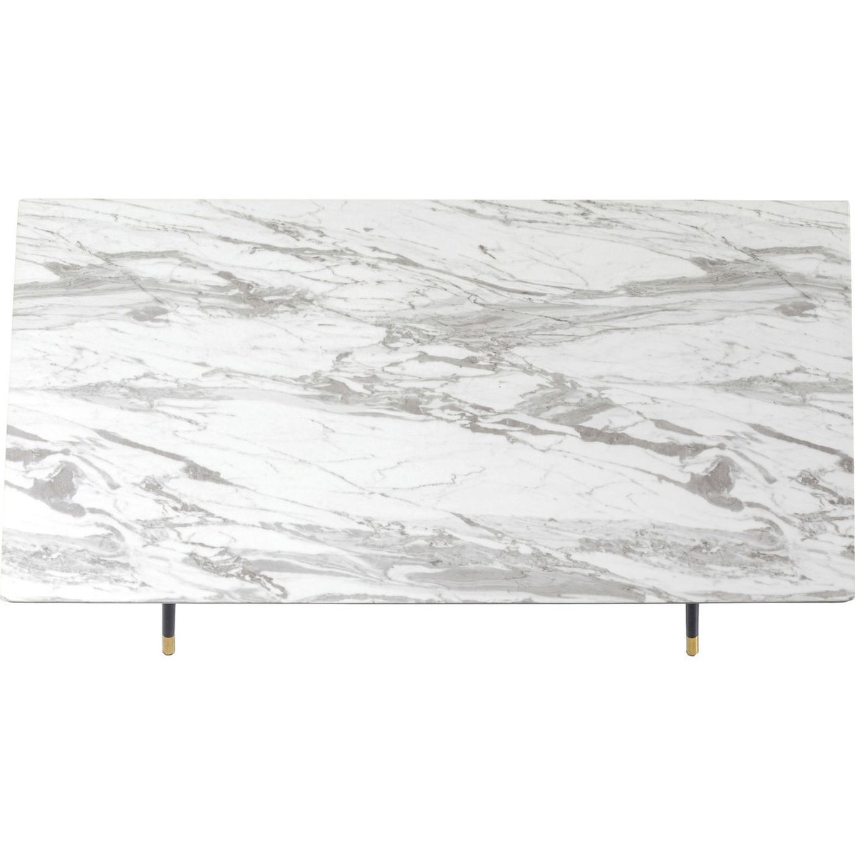 Table effet marbre, SOUTH BEACH blanc, KARE DESIGN
