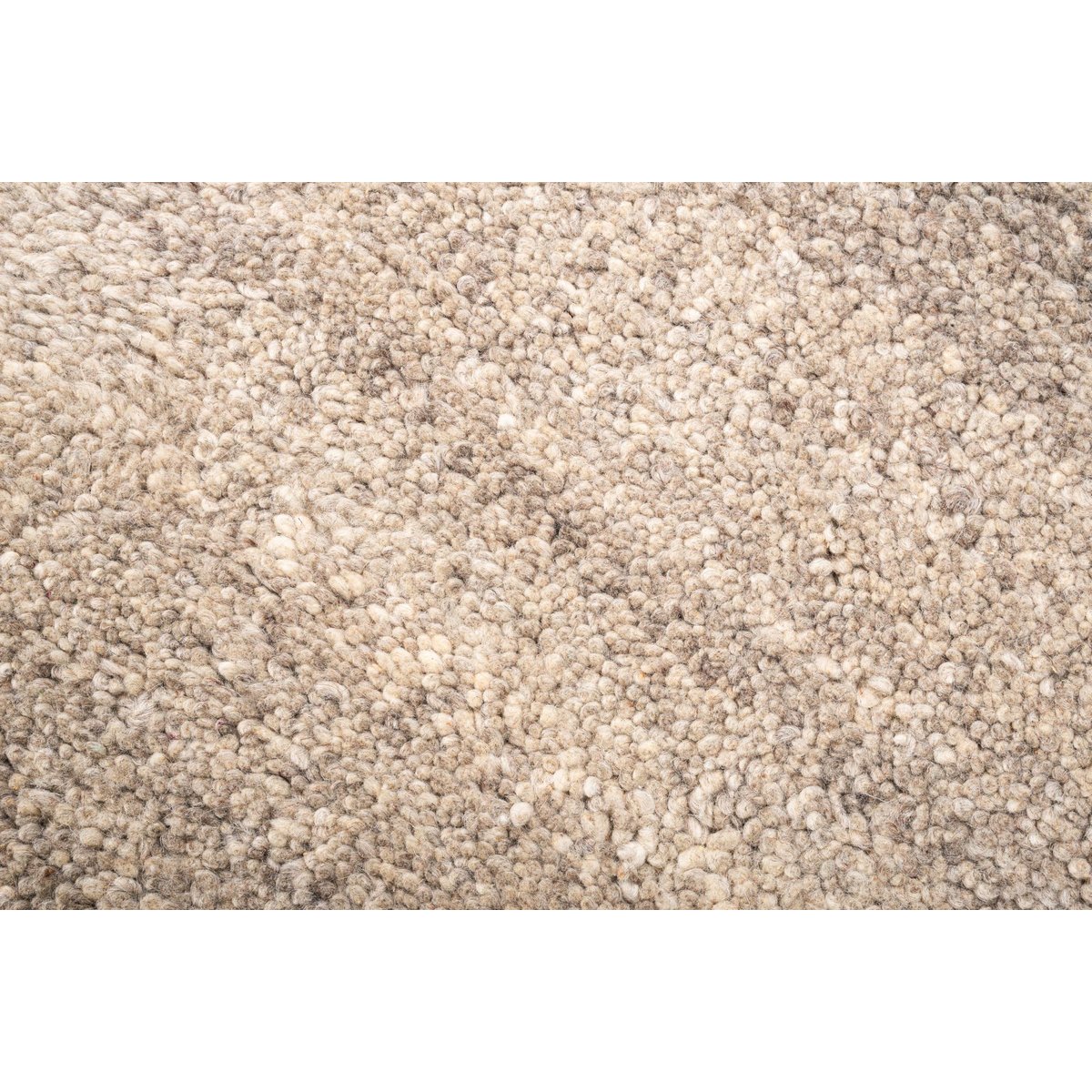 Tapis en laine vierge noué à la main gris, THEKO