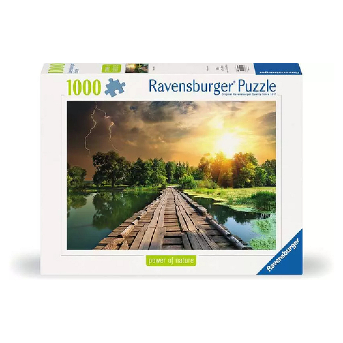 Puzzle 1000 pieces - Lumière mystique couleur unique, RAVENSBURGER