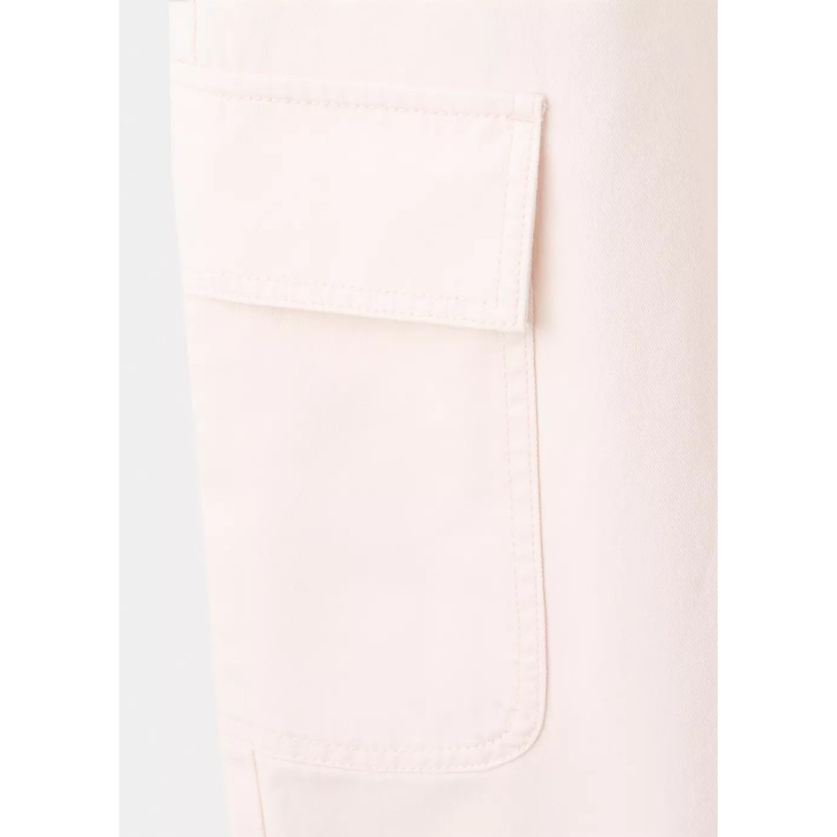 Jean cargo poches rose pastel, MANGO