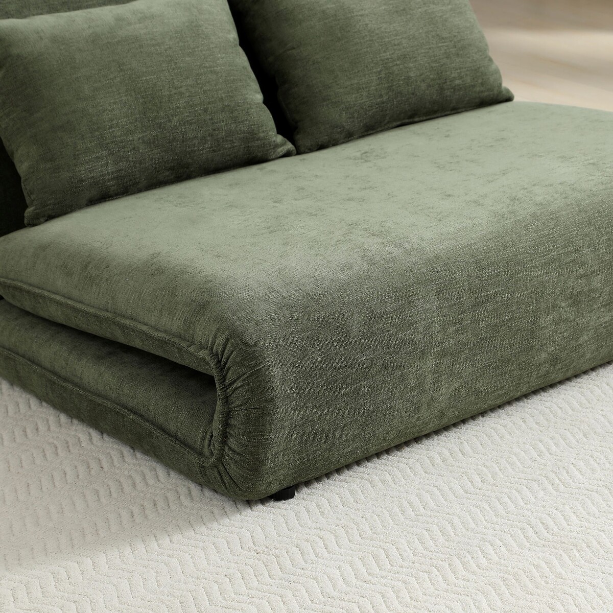 Corin Chenille Double Fold-Out Sofabed olive, ÉDITÉ