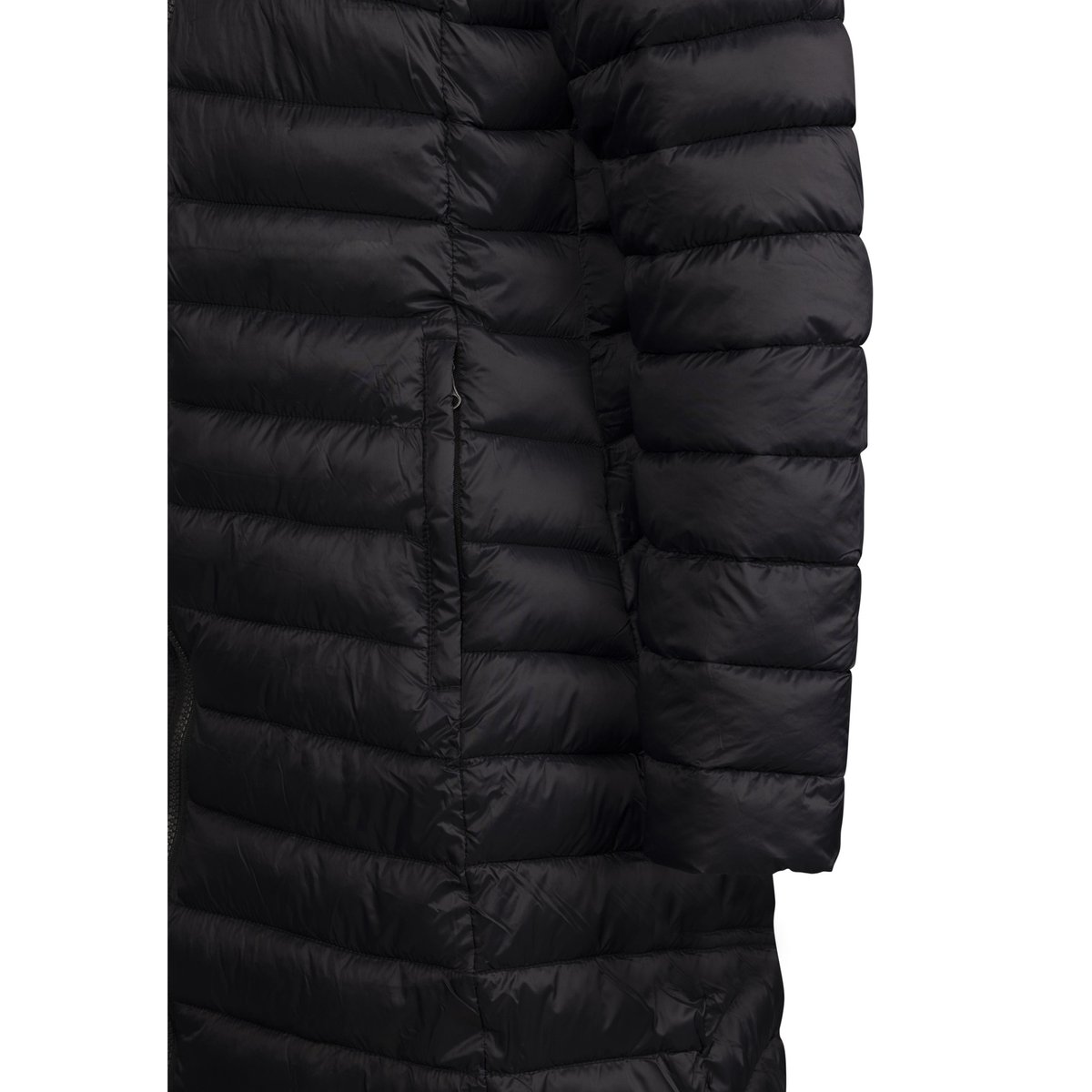Veste longue matelassée DOROTHEA noir, TRESPASS