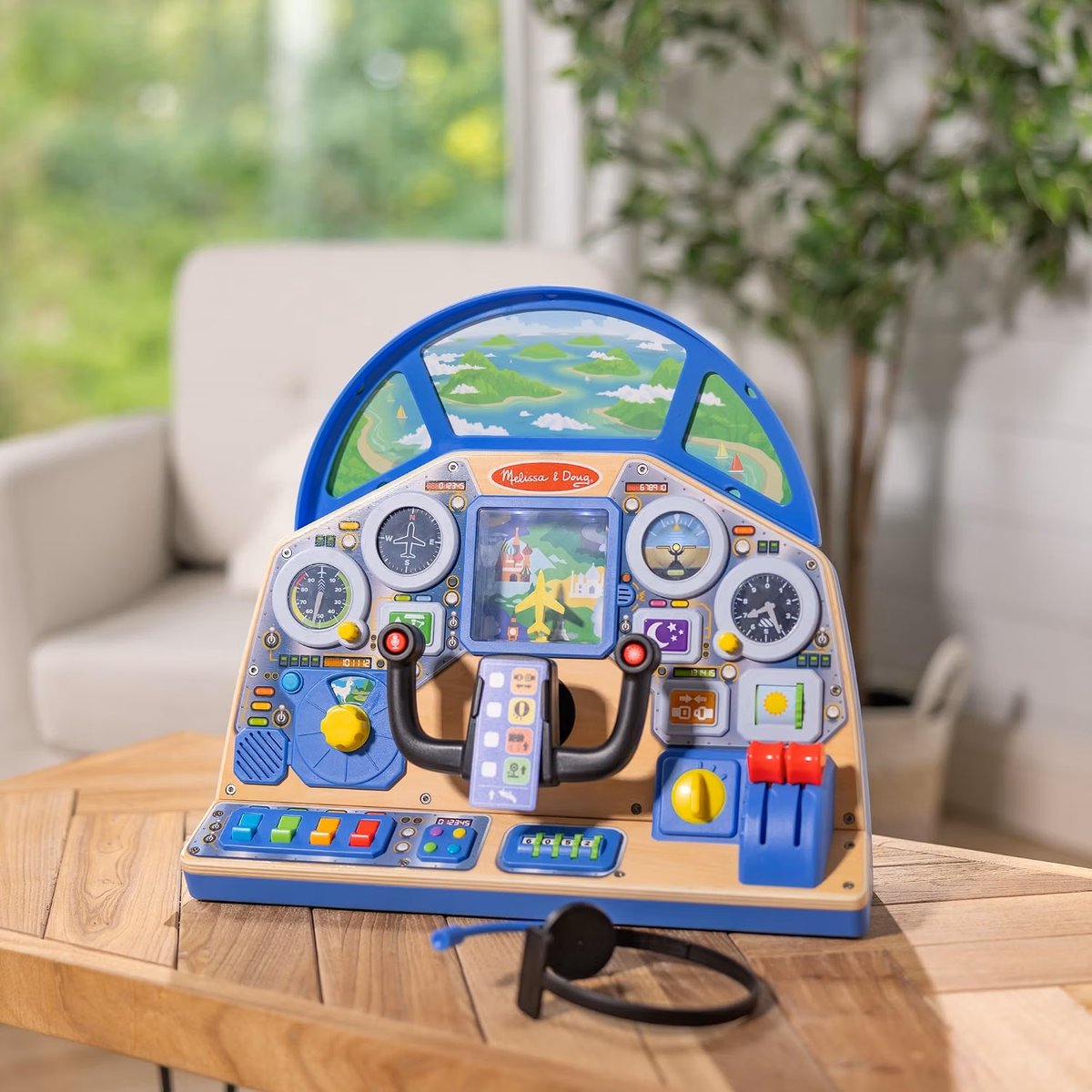 Tableau de bord interactif Pilote d'avion bleu, MELISSA & DOUG