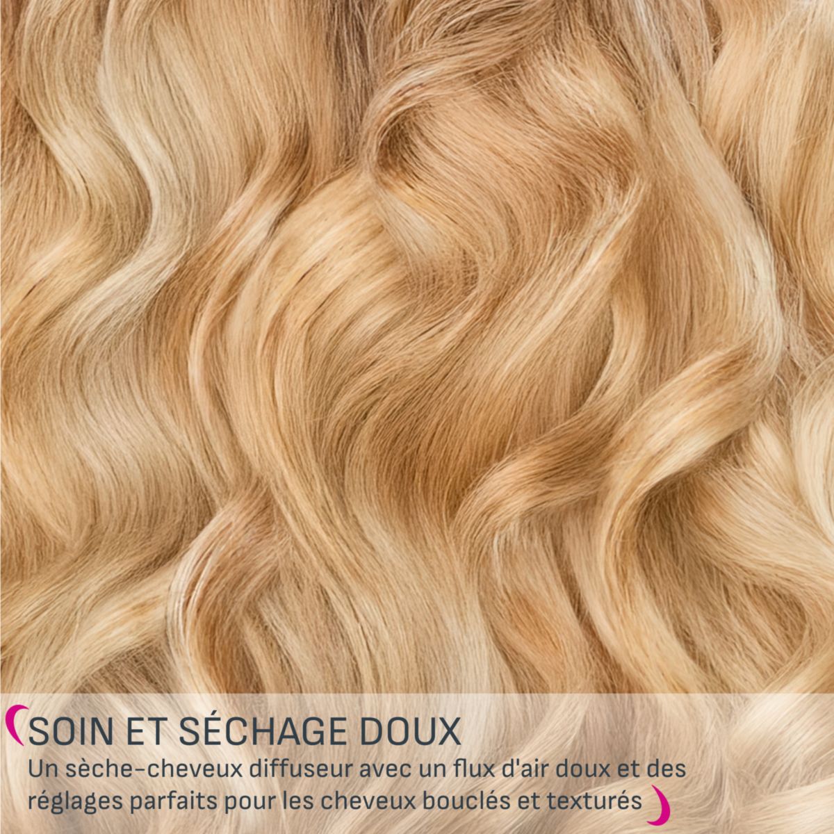 Diffuseur sèche-cheveux Curl Harmony CV7D30C0 couleur unique, CALOR