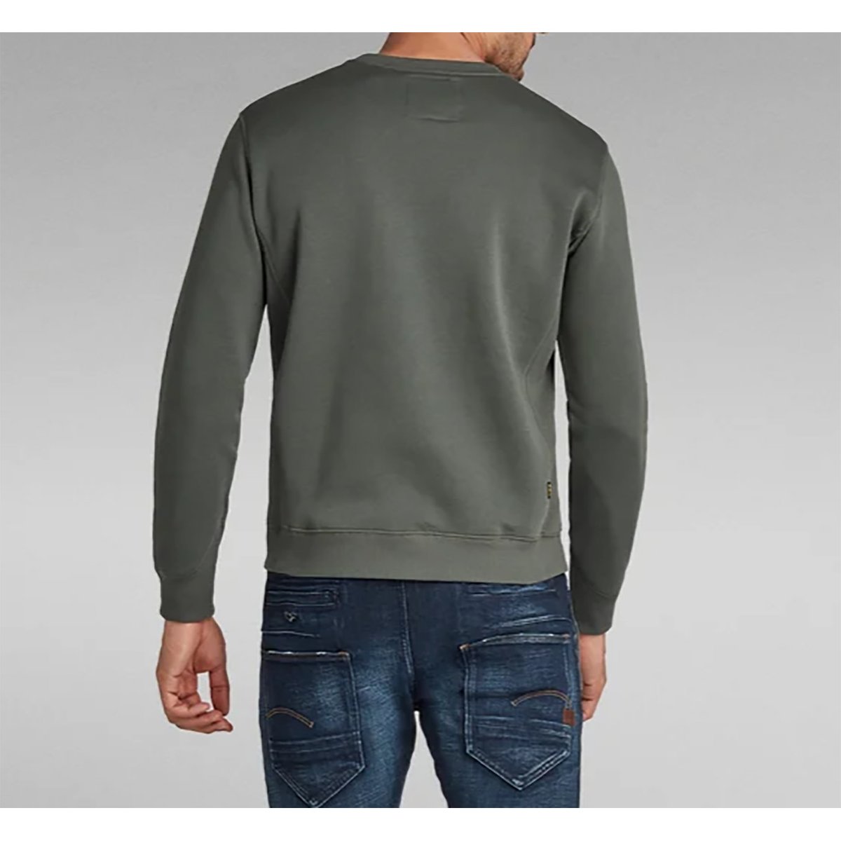 Sweat Coton Col Rond gris, G-Star RAW