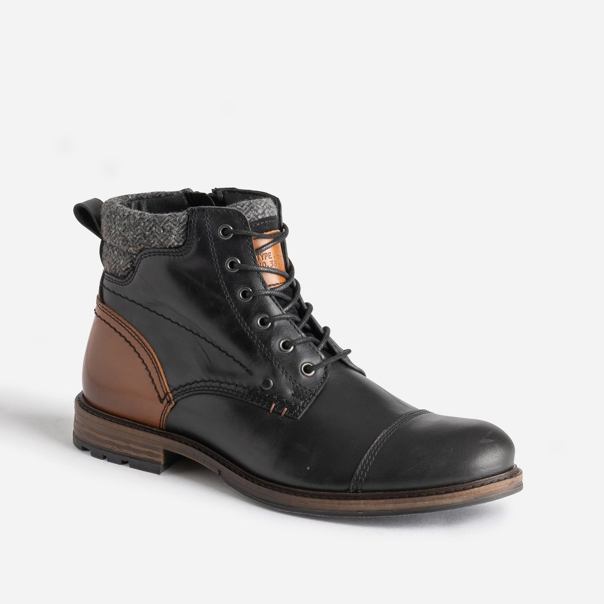Boots en cuir AMAELO noir, ERAM