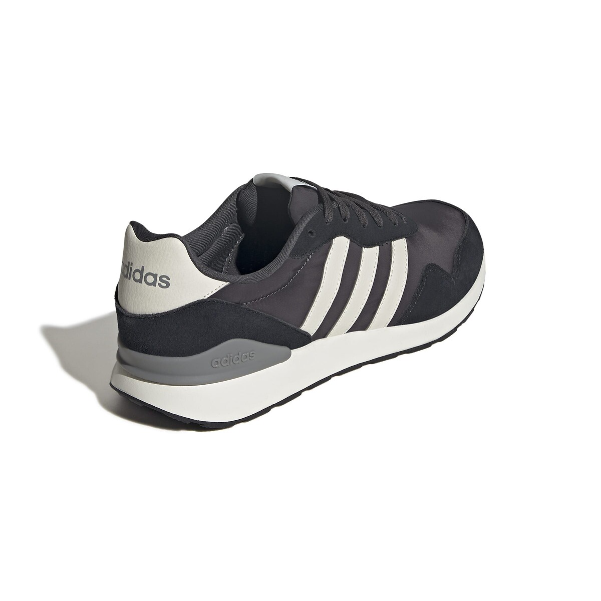 Sneaker aus Leder RUN 60s 4.0 schwarz/grau/weiss, ADIDAS SPORTSWEAR