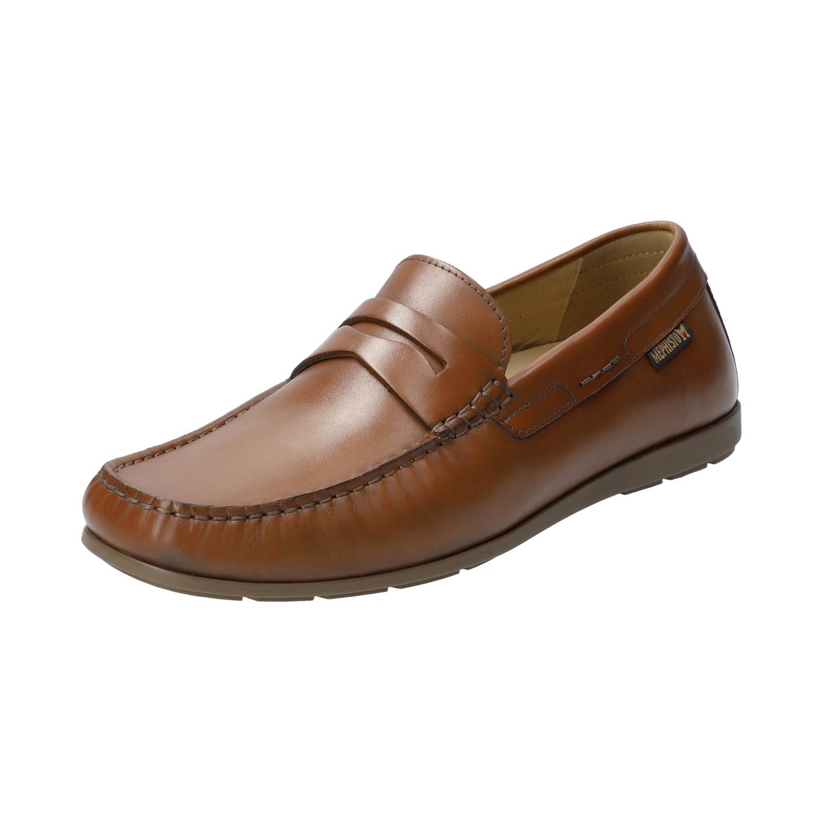 Mocassins en cuir ALYON marron 5133, MEPHISTO