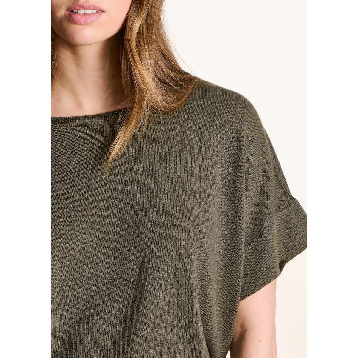 Pull en maille fine encolure bateau cypres, LA FEE MARABOUTEE