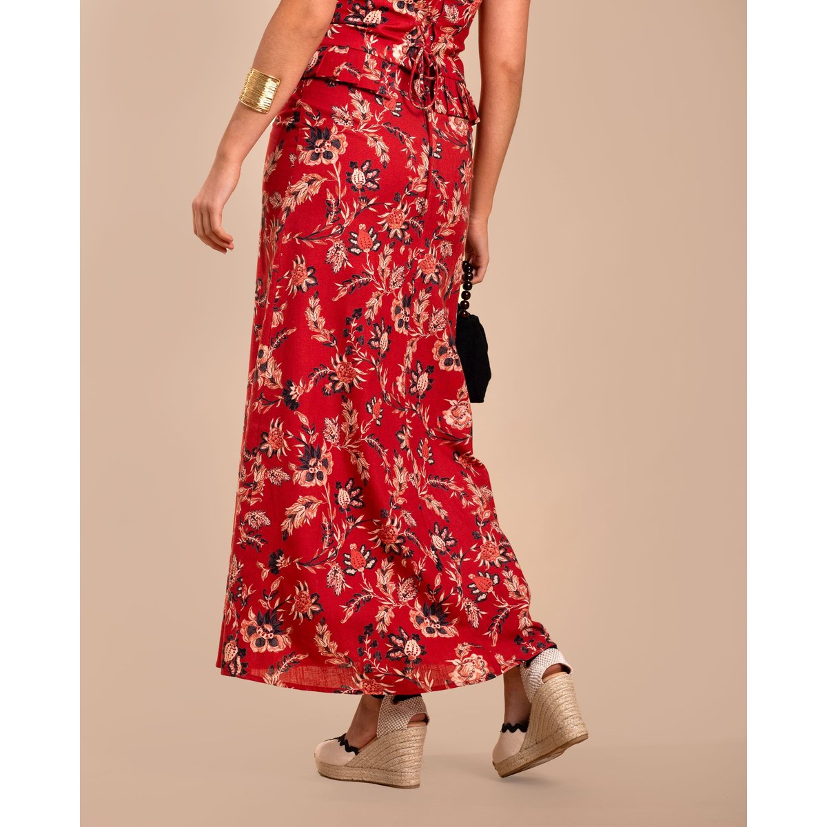 Robe longue à imprimé floral VEGA multicolore, THE-ARE