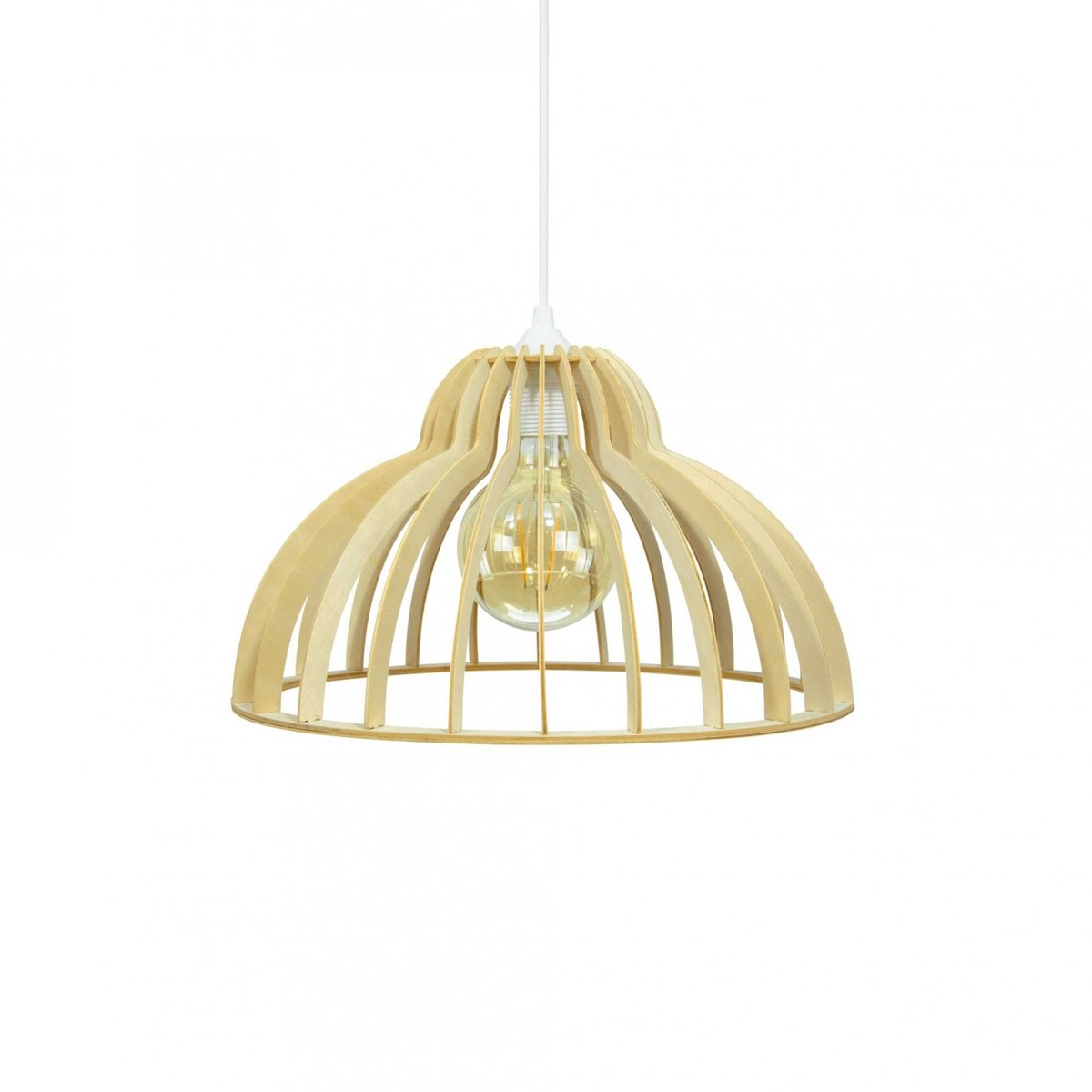 Suspension en bois de peuplier, DINOWOOD naturel, C-CREATION