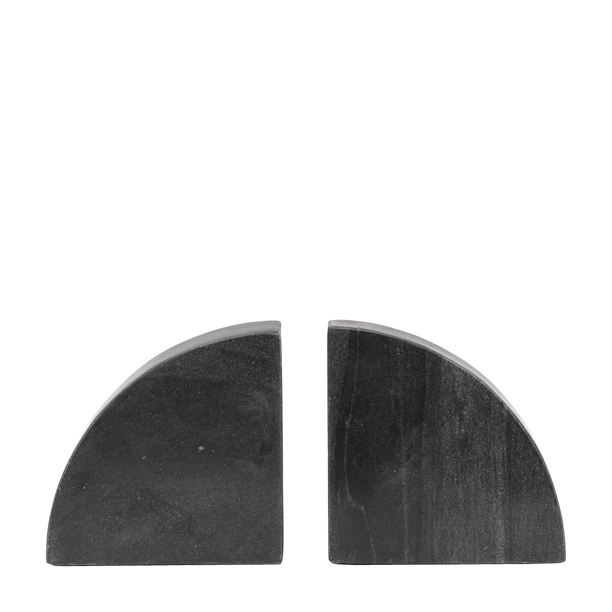 Set of 2 Tamera Marble Bookends grey, ÉDITÉ