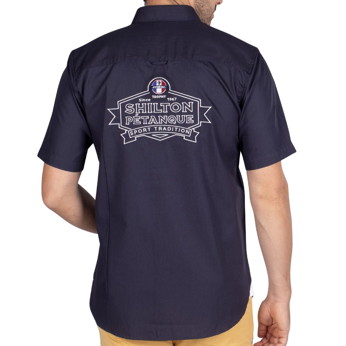 Chemise PETANQUE navy, SHILTON