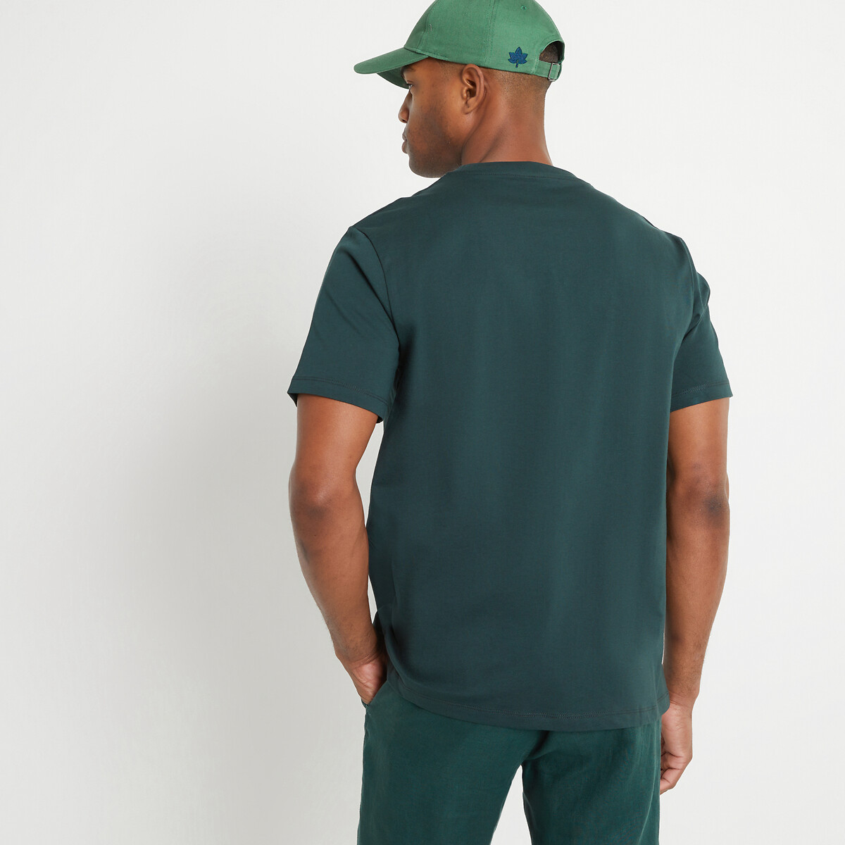 Berretto logo ricamato verde inglesi, LA REDOUTE COLLECTIONS