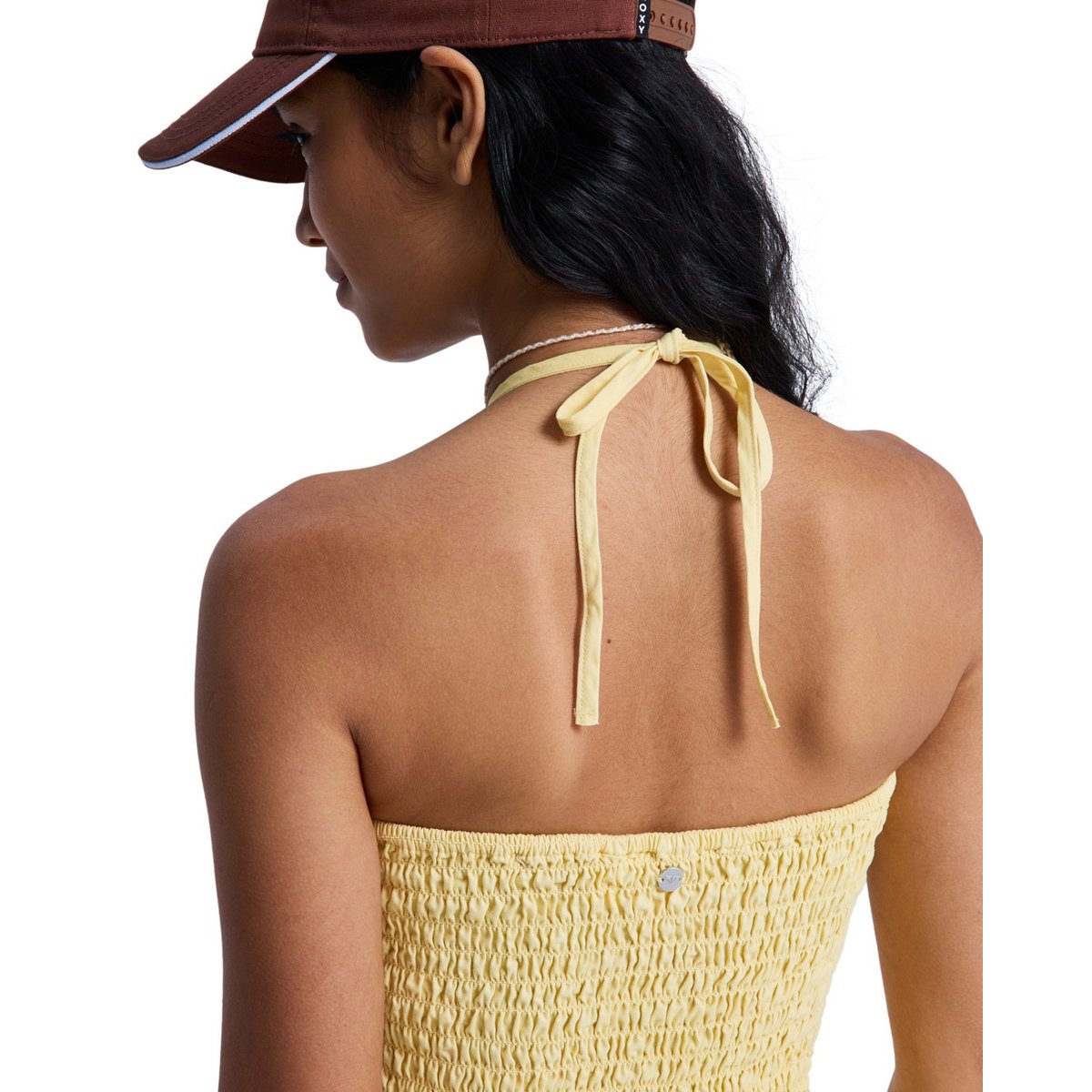 Robe dos-nu AFTER GLOW MINI SOLID. jaune golden haze, ROXY