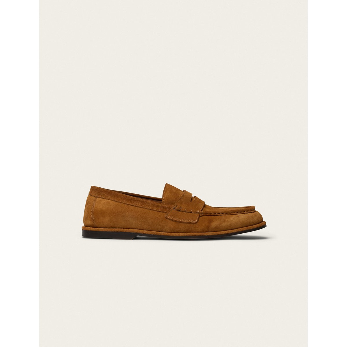 Mocassins MAZEN suède ambre, ODAJE