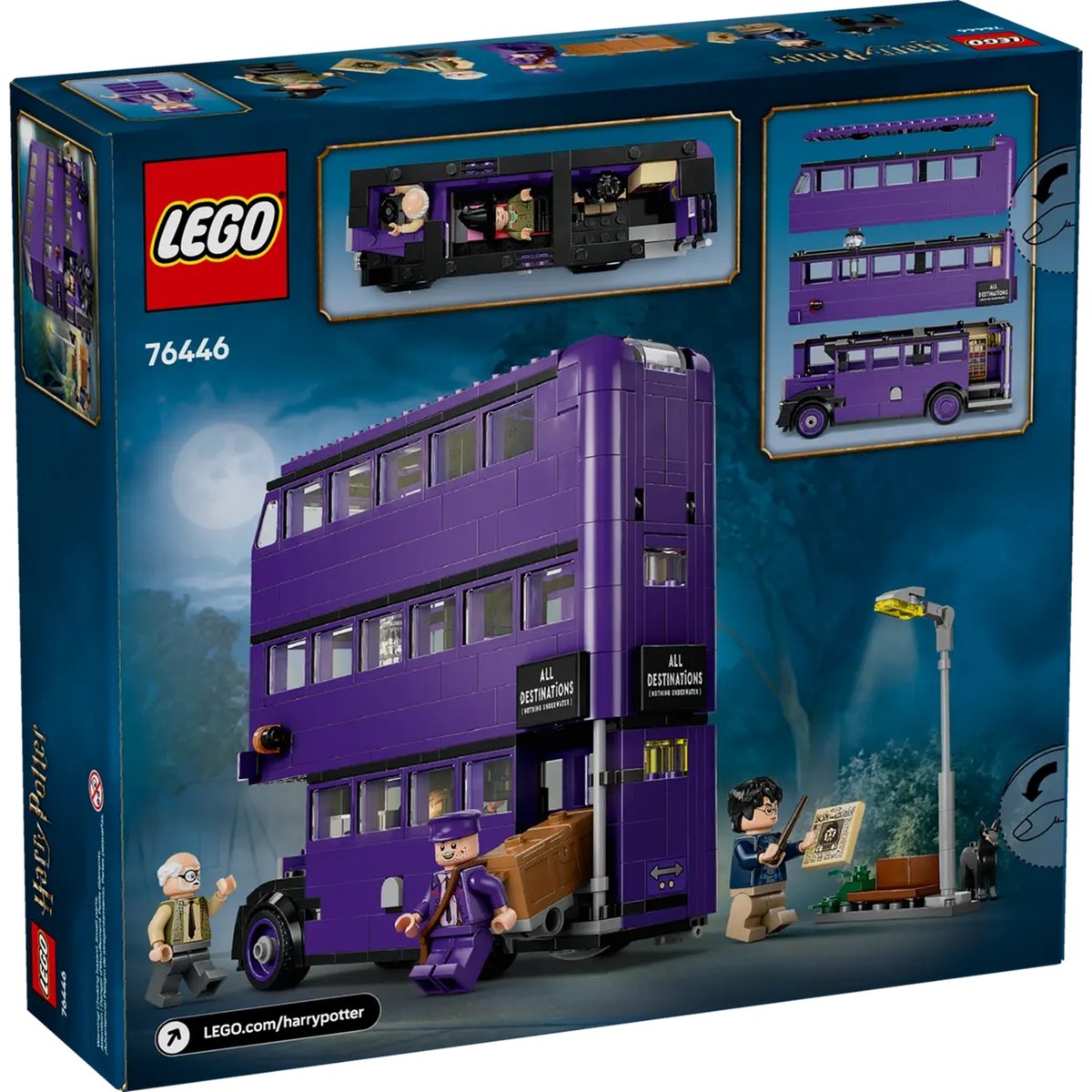 LEGO Harry Potter : Aventure magique en Magicobus (76446) - Set de construction 3 étages multicolore, LEGO