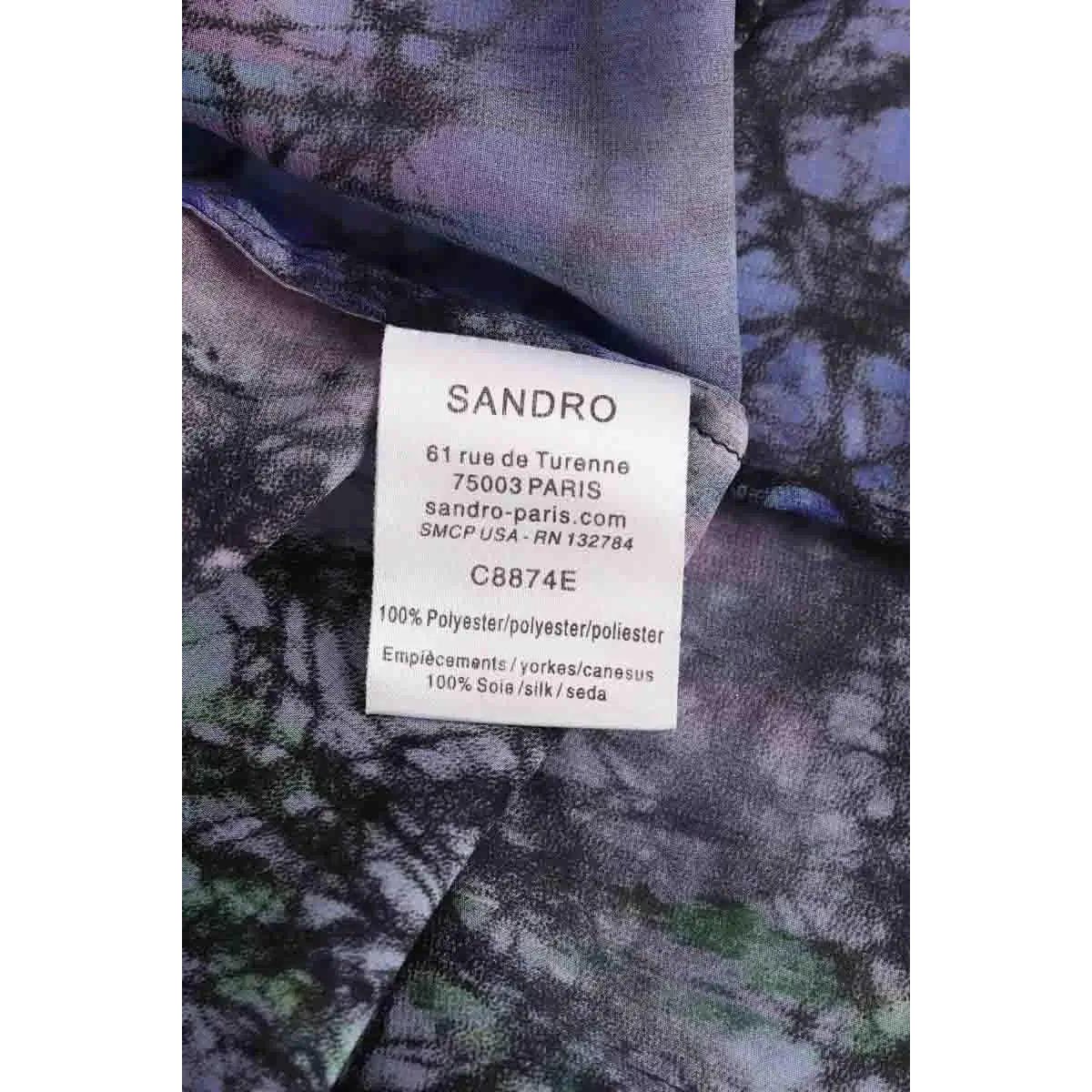 Chemise - Très Bon État multicolore, SANDRO