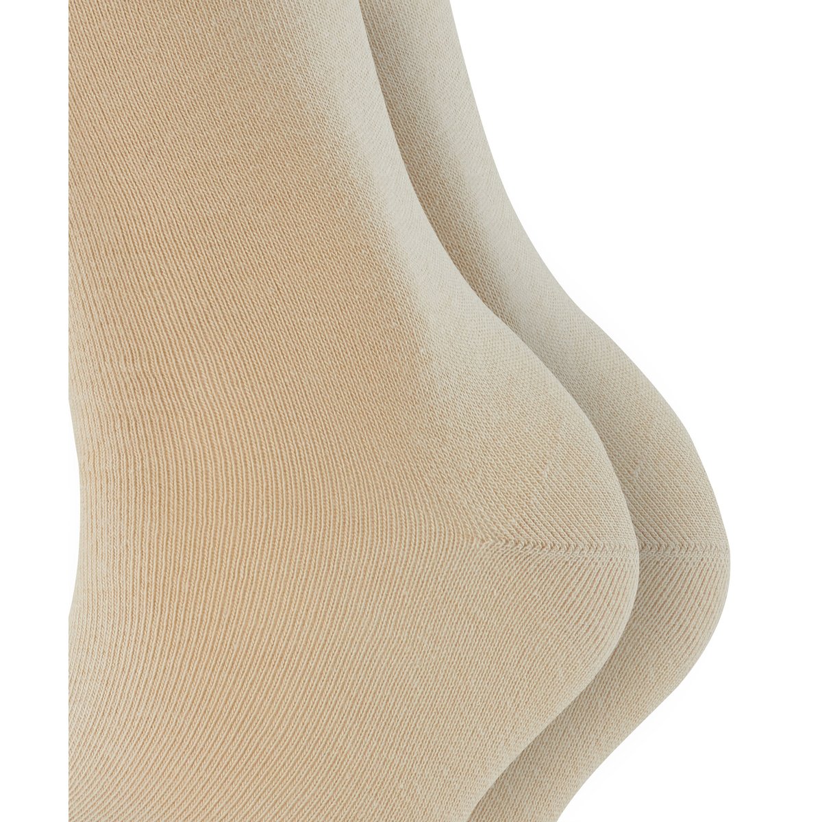 Chaussettes Uni 2-Pack Opaque creme, ESPRIT