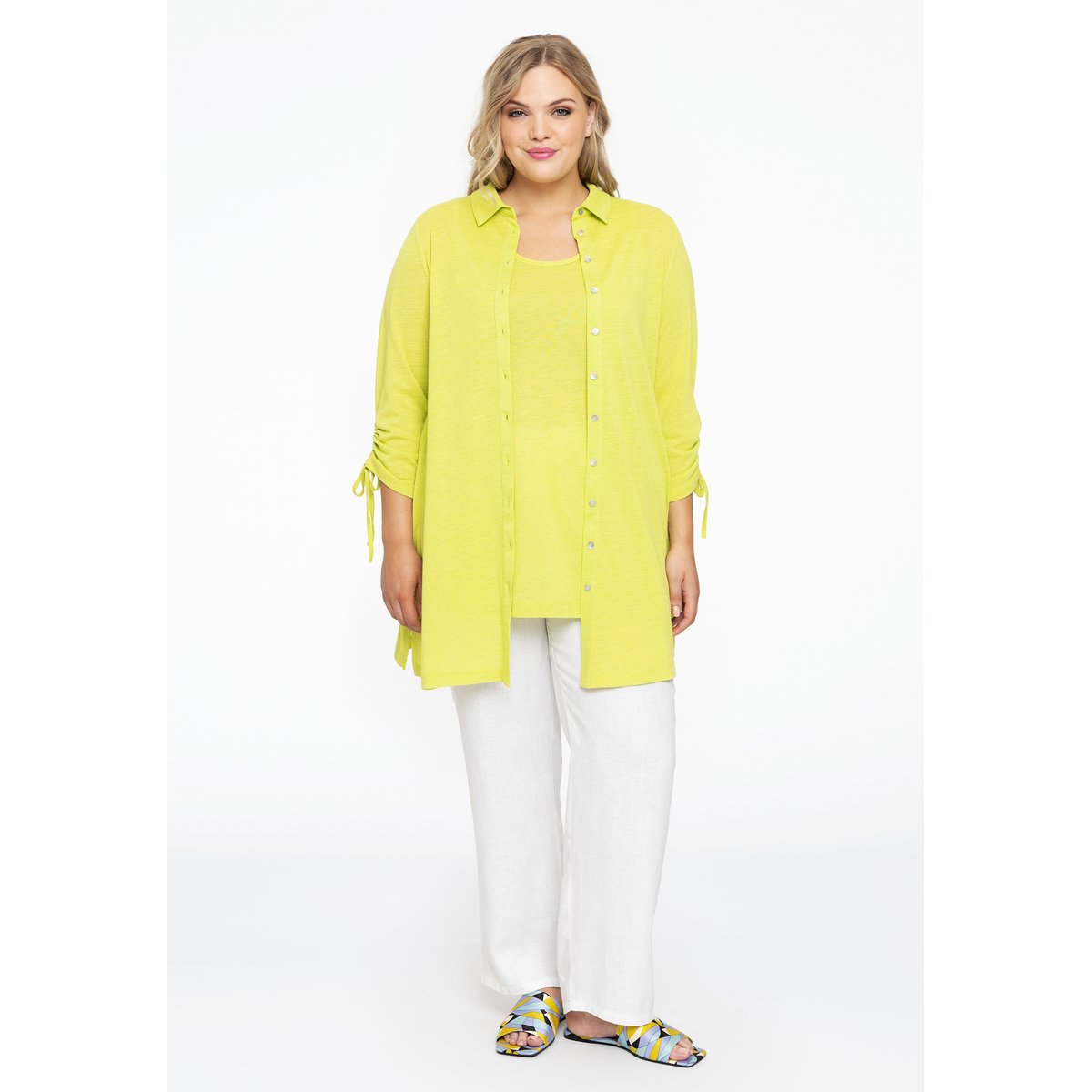 Chemise coupe ample vert vif, YOEK