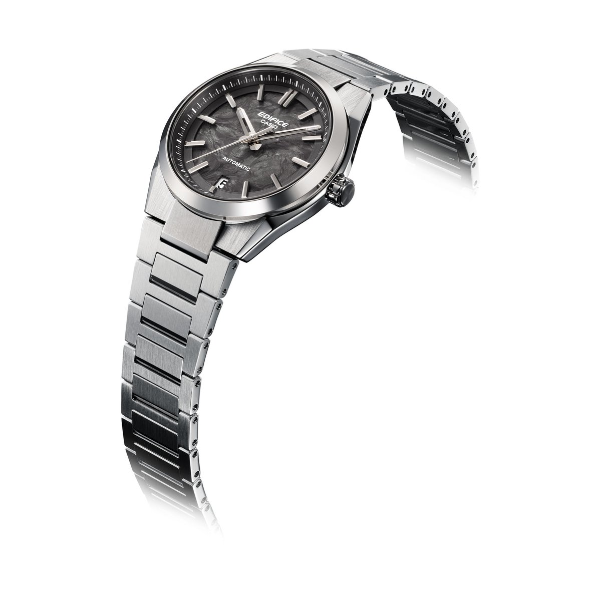 Montre Analogique  EDIFICE argenté noir argenté, CASIO