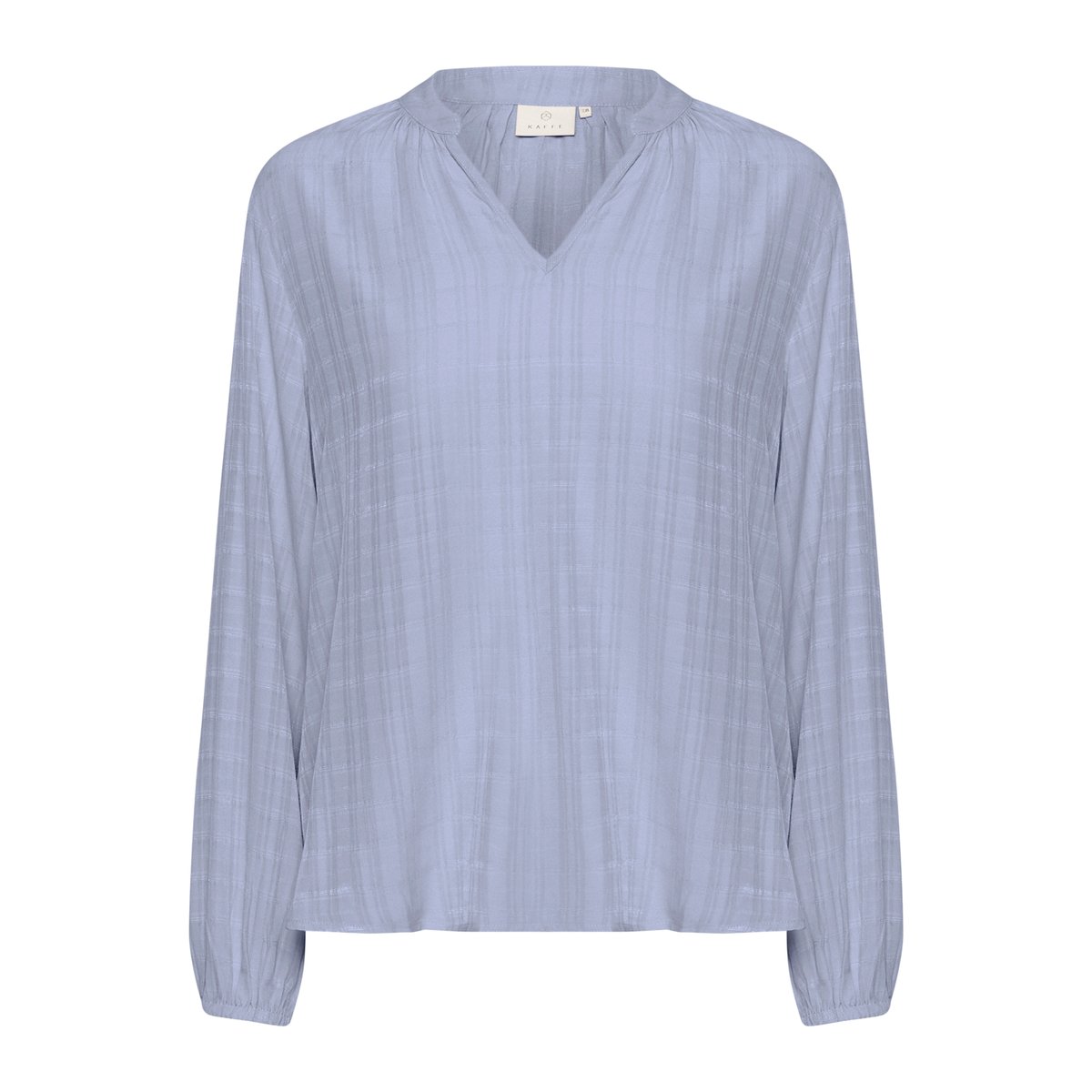 Long sleeved blouse bleu infinity c., KAFFE