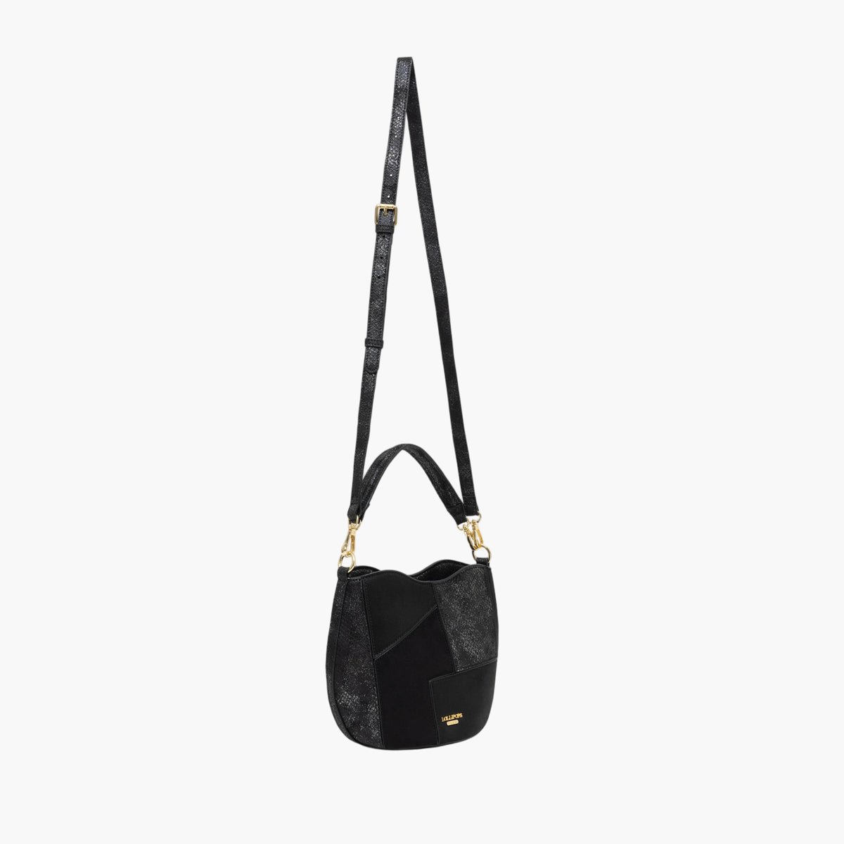 Petit sac seau Trusty noir,doré, LOLLIPOPS