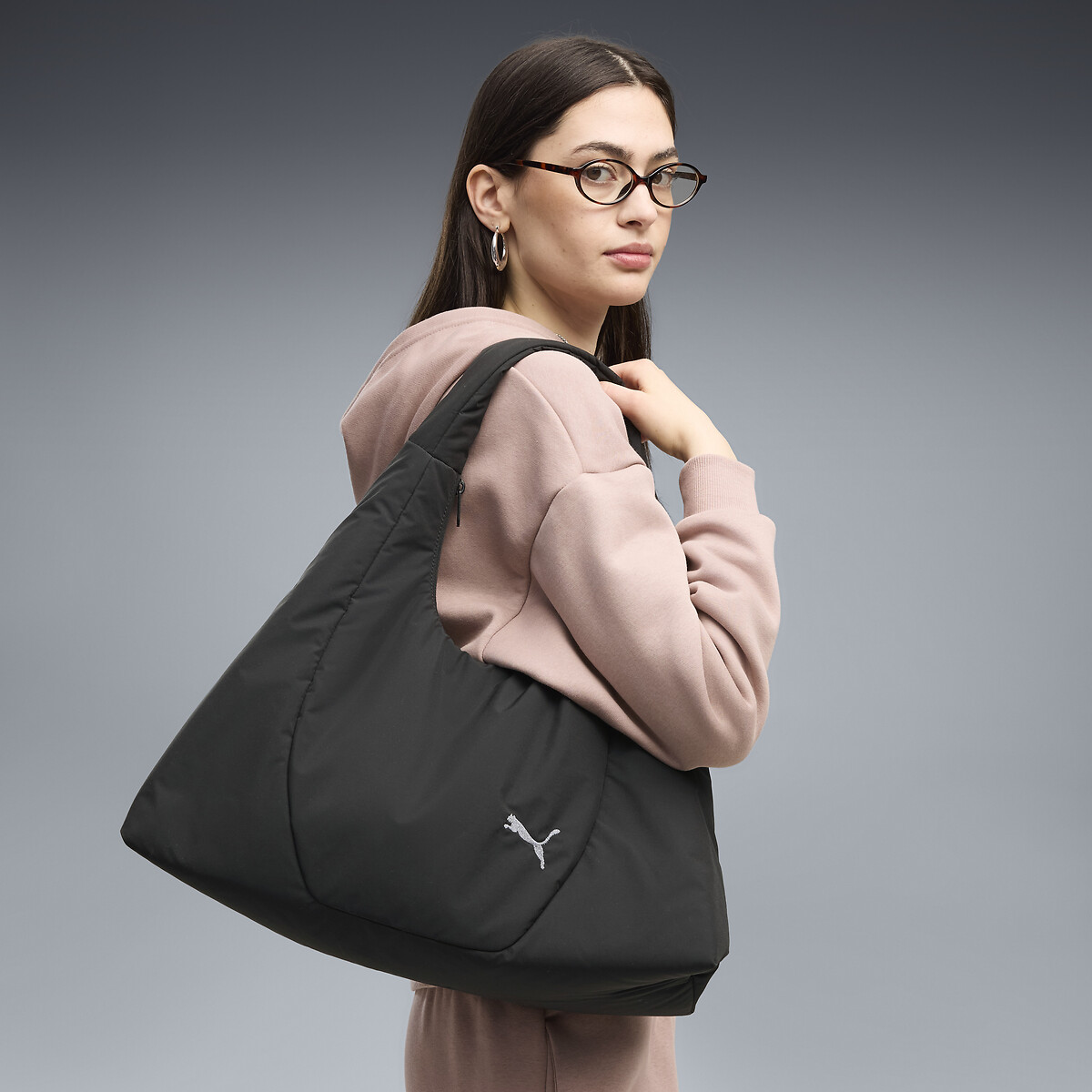 Sac à main HER LARGE PRISM noir, PUMA