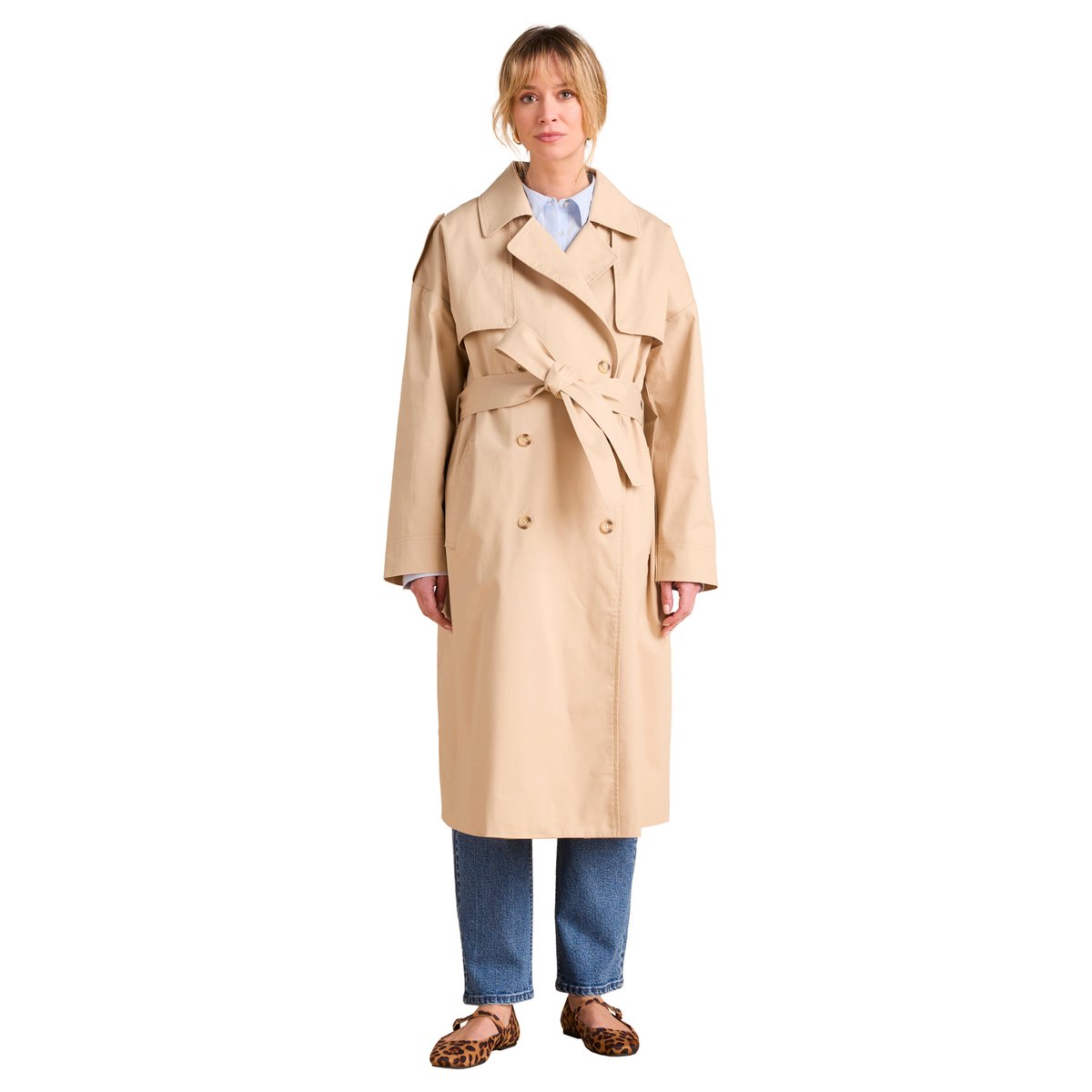 Trench grossesse avec protège- beige, ENVIE DE FRAISE