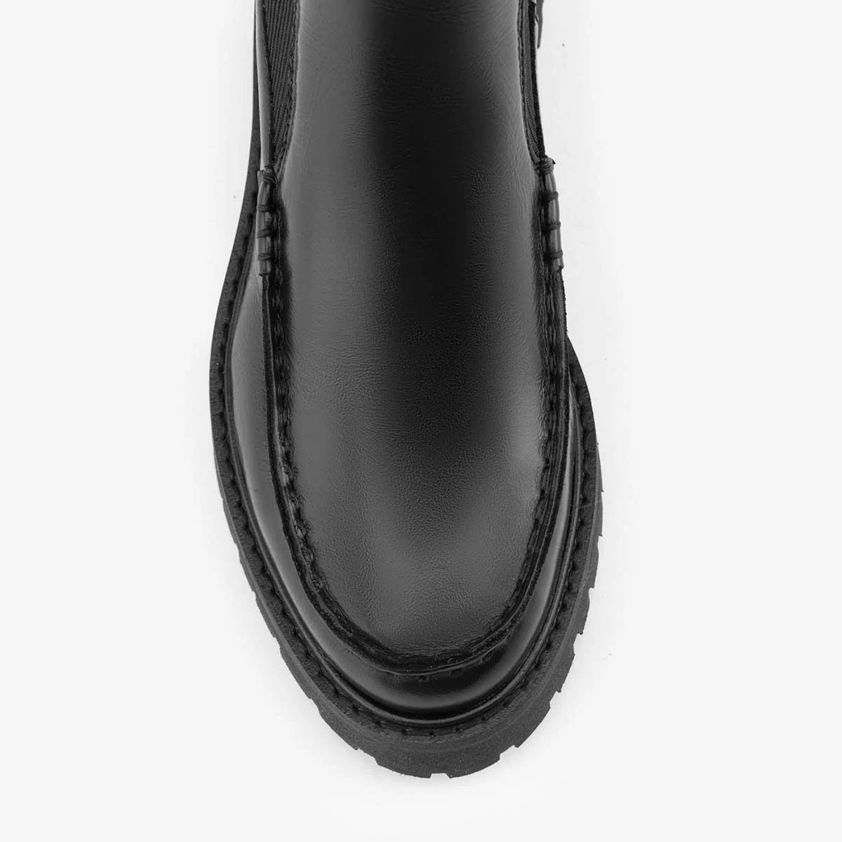 Bottine Cuir Glacé JANELLE noir, MAISON TOUFET