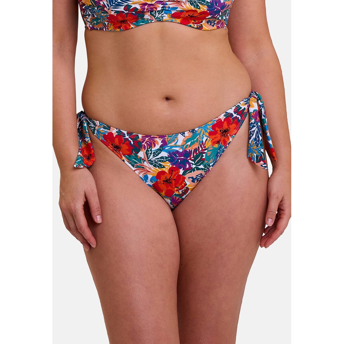 Curaçao Swim Briefs multicolour tropical print, SANS COMPLEXE