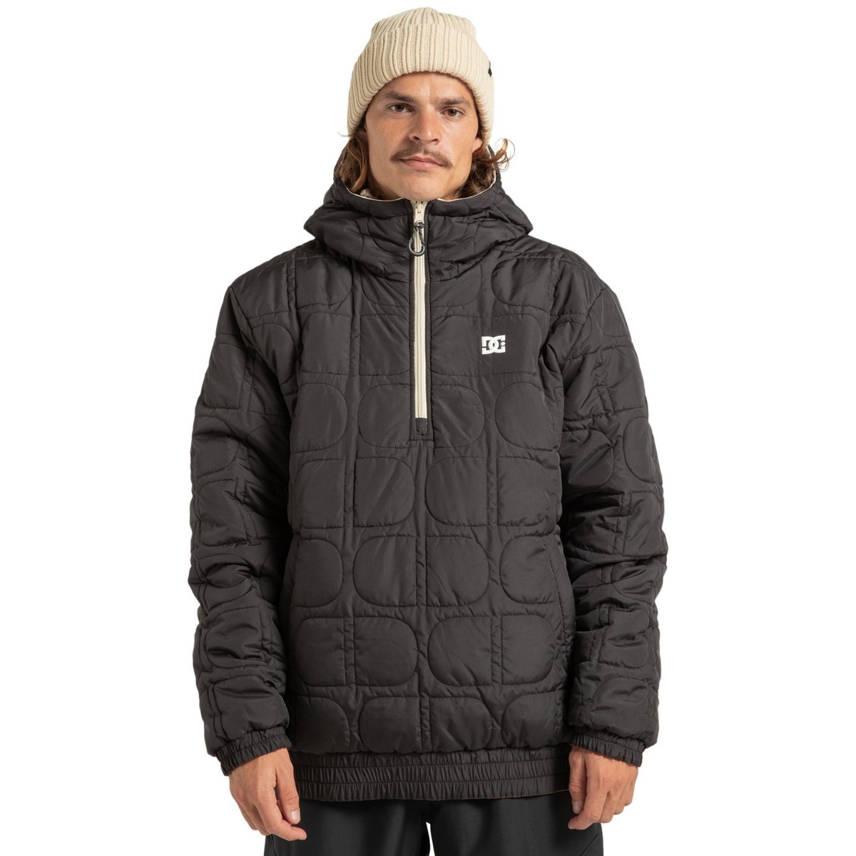 Anorak technique ski/snowboard NEXUS REVERSIBLE. beige oatmeal, DC SHOES